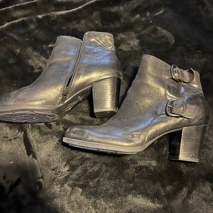 Born black ankle boots. Size 10, 2" heel. Only worn one time. Great condition